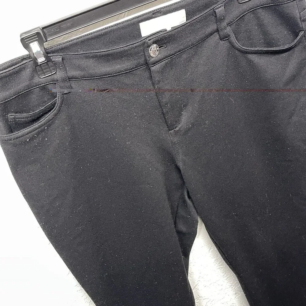 Michael Kors Pants Black Plus Size 10 Women’s Stretch Soft Slim Leg, Pilling